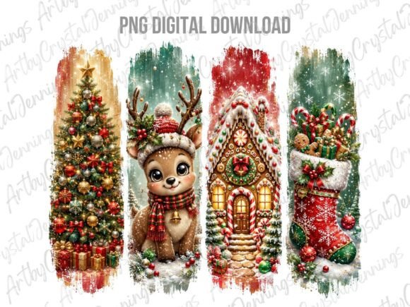 Download Christmas Holiday Watercolor Brushstroke - Christmas Collection