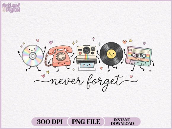 Download Never Forget Retro 90s Cassette Vinyl - Premium Resources