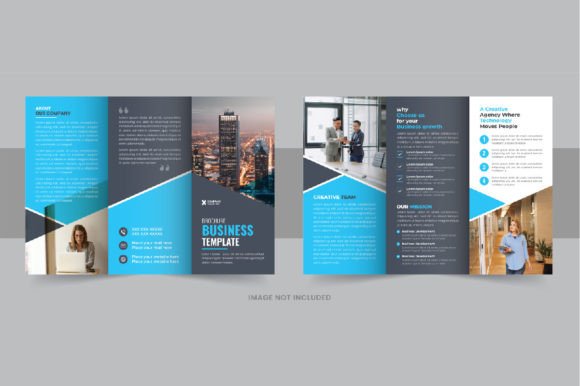 Download Business Trifold Brochure Design Layout - Premium Bundle